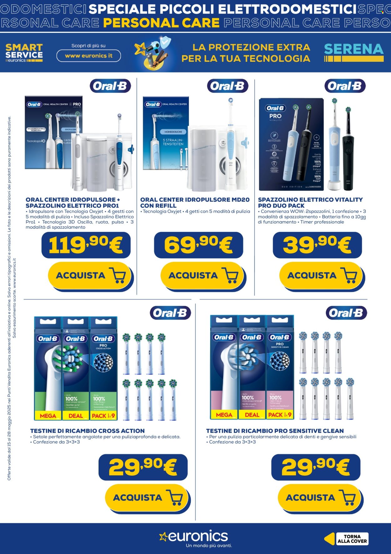 Volantino Euronics - 15/5/2025 - 28/5/2025. Pagina 1