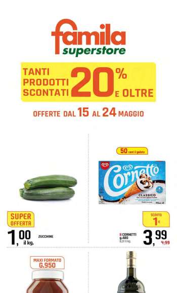 Volantino Famila - 15/5/2025 - 24/5/2025.