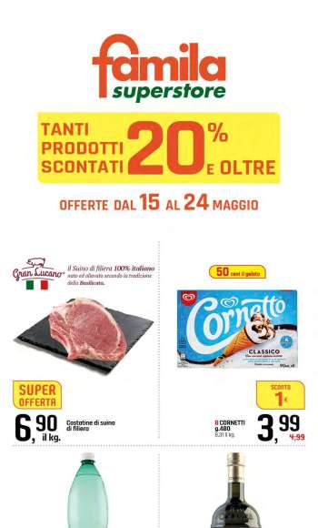 Volantino Famila - 15/5/2025 - 24/5/2025.