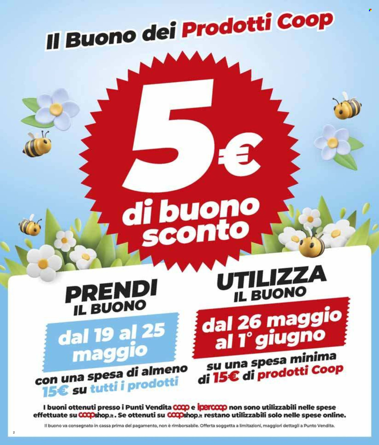 Volantino Coop - 15/5/2025 - 28/5/2025. Pagina 1