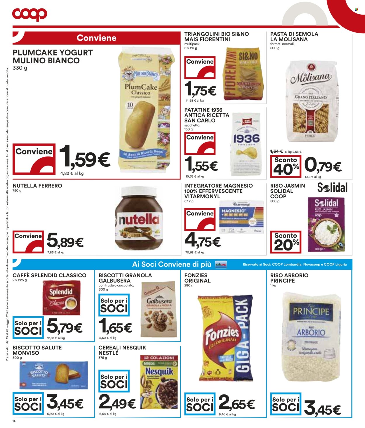 Volantino Coop - 15/5/2025 - 28/5/2025. Pagina 1