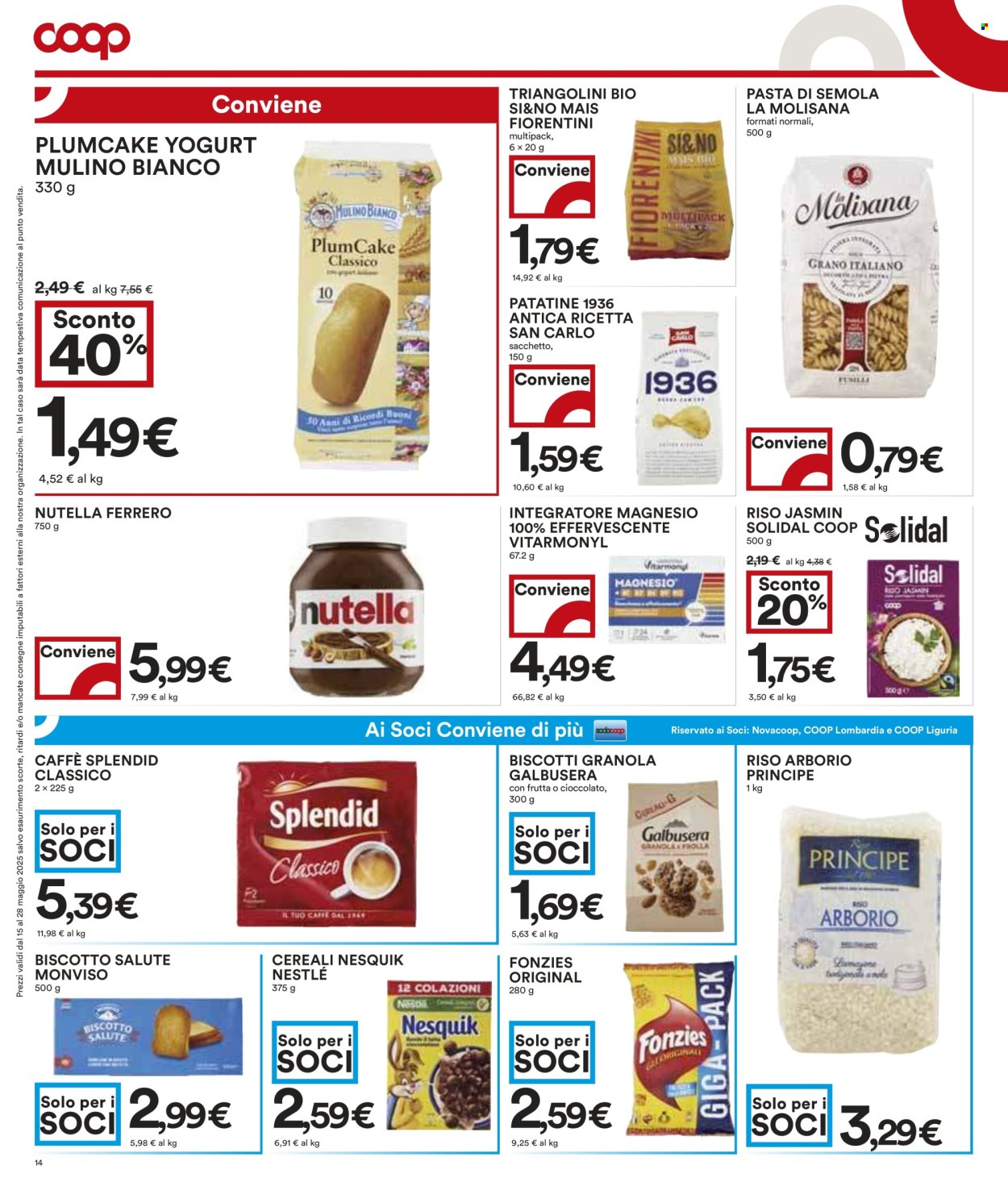 Volantino Coop - 15/5/2025 - 28/5/2025. Pagina 1