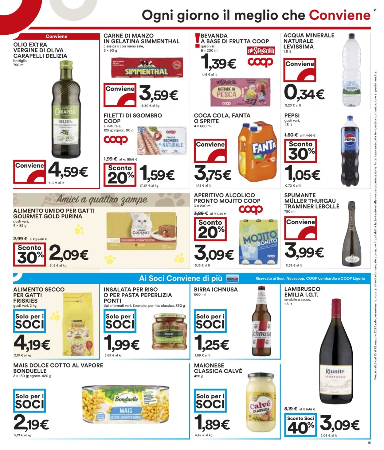 Volantino Coop - 15/5/2025 - 28/5/2025. Pagina 1