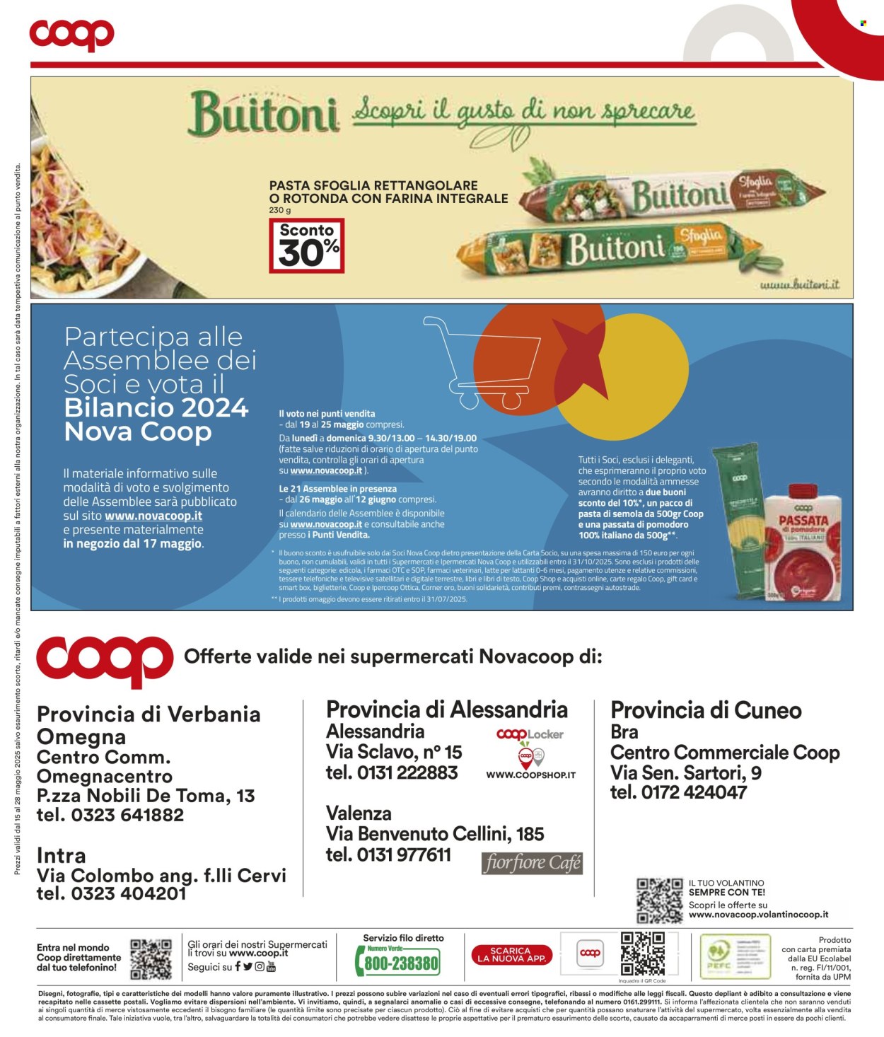 Volantino Coop - 15/5/2025 - 28/5/2025. Pagina 1