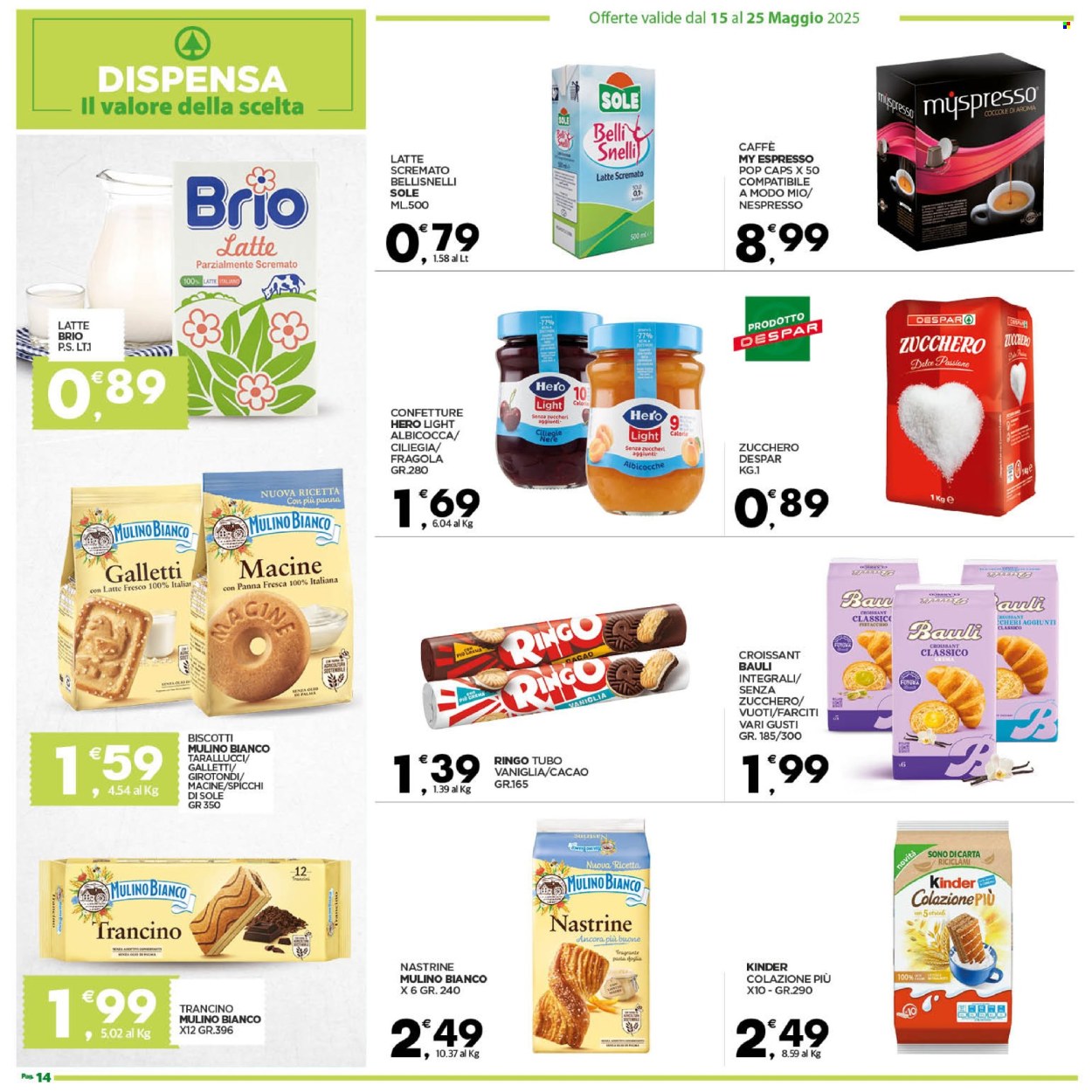 Volantino Despar - 15/5/2025 - 25/5/2025. Pagina 1