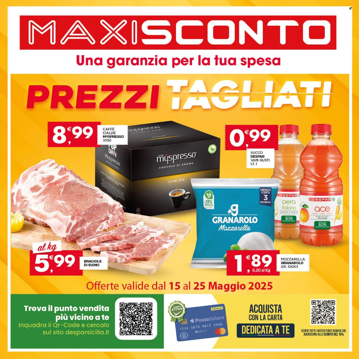 Volantino Despar - 15/5/2025 - 25/5/2025. Pagina 1