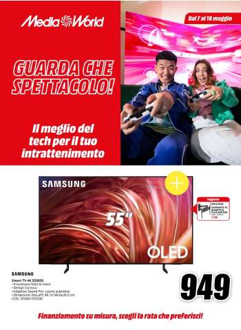 Volantino MediaWorld - 7/5/2025 - 18/5/2025.