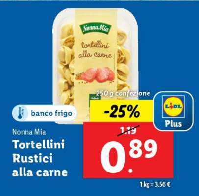 Nonna Mia Tortellini rustici alla carne