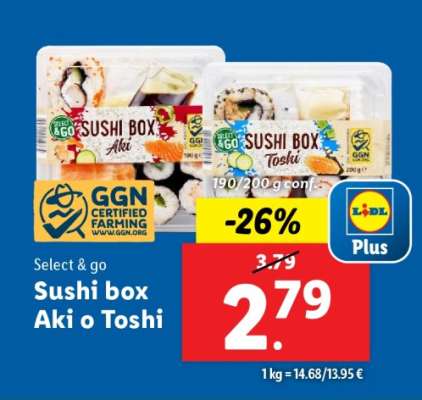 Sushi box Aki o Toshi