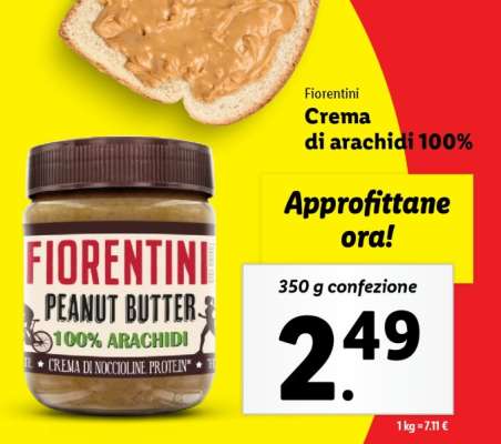 Fiorentini Crema di arachidi 100%