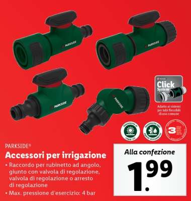 PARKSIDE Accessori per irrigazione
