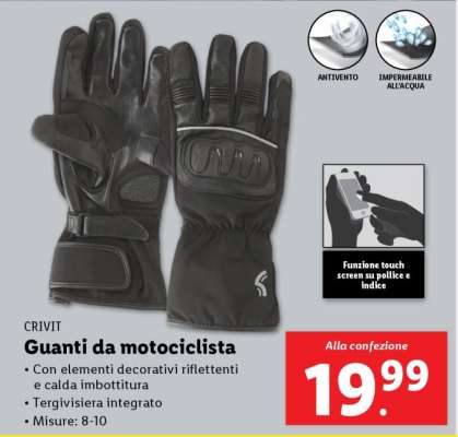 Guanti da motociclista