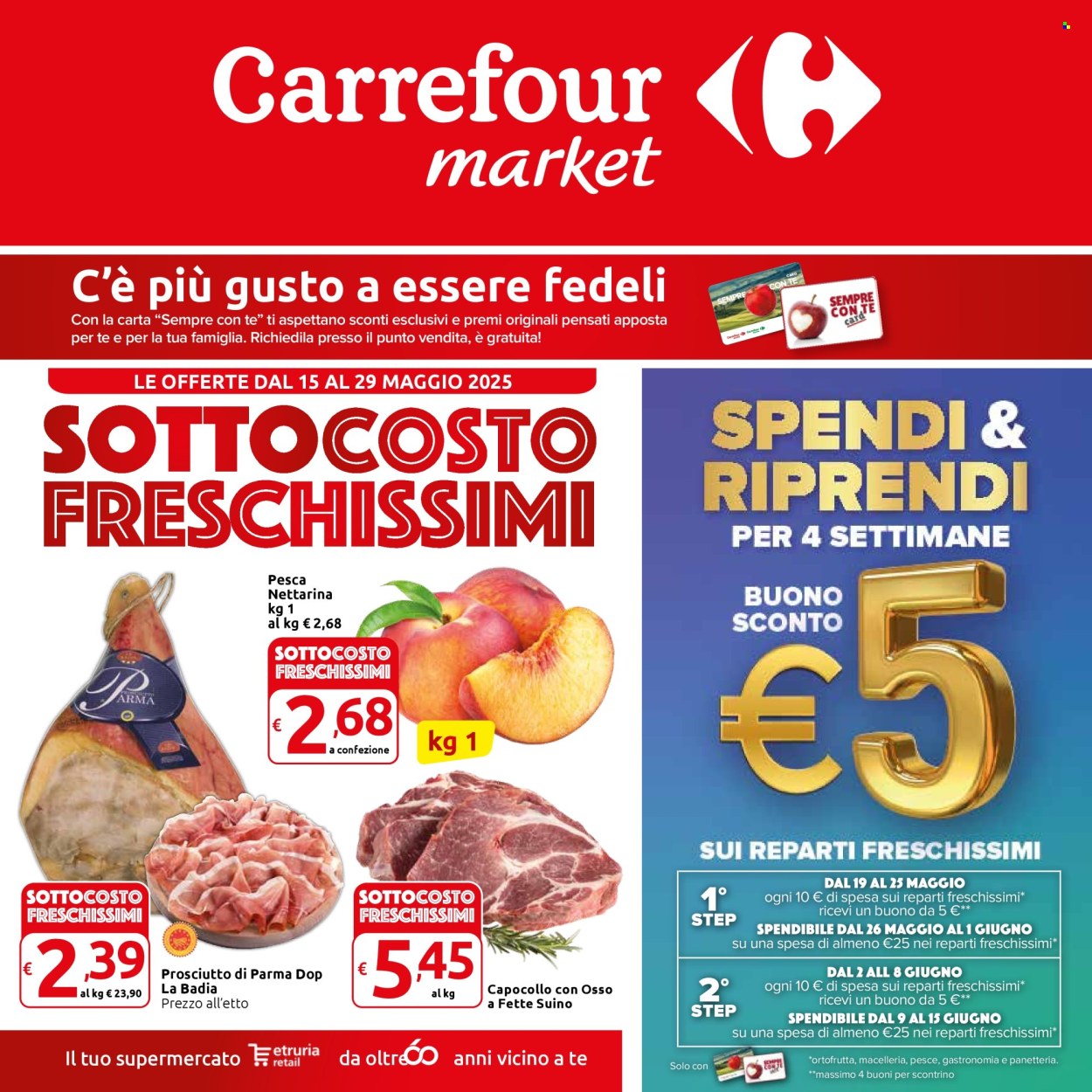 Leták Carrefour - 15.5.2025 - 29.5.2025. Strana 1