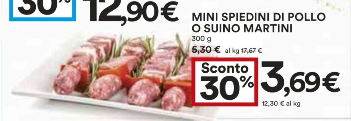 MINI SPIEDINI DI POLLO O SUINO MARTINI