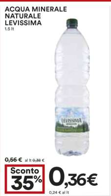 Acqua Minerale Naturale Levissima