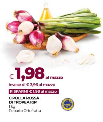 CIPOLLA ROSSA DI TROPEA IGP