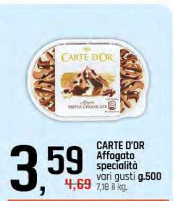CARTE D'OR Affogato specialità