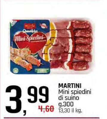 MARTINI Mini spiedini di suino