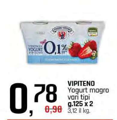 VIPITENO Yogurt magro vari tipi