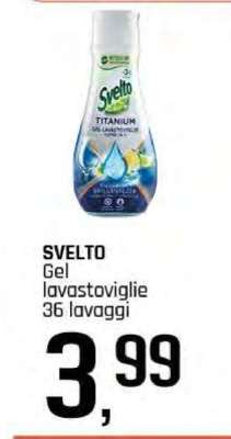 SVELTO Gel lavastoviglie 36 lavaggi