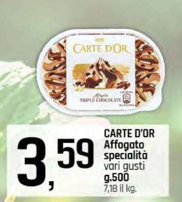 CARTE D'OR Affogato specialità