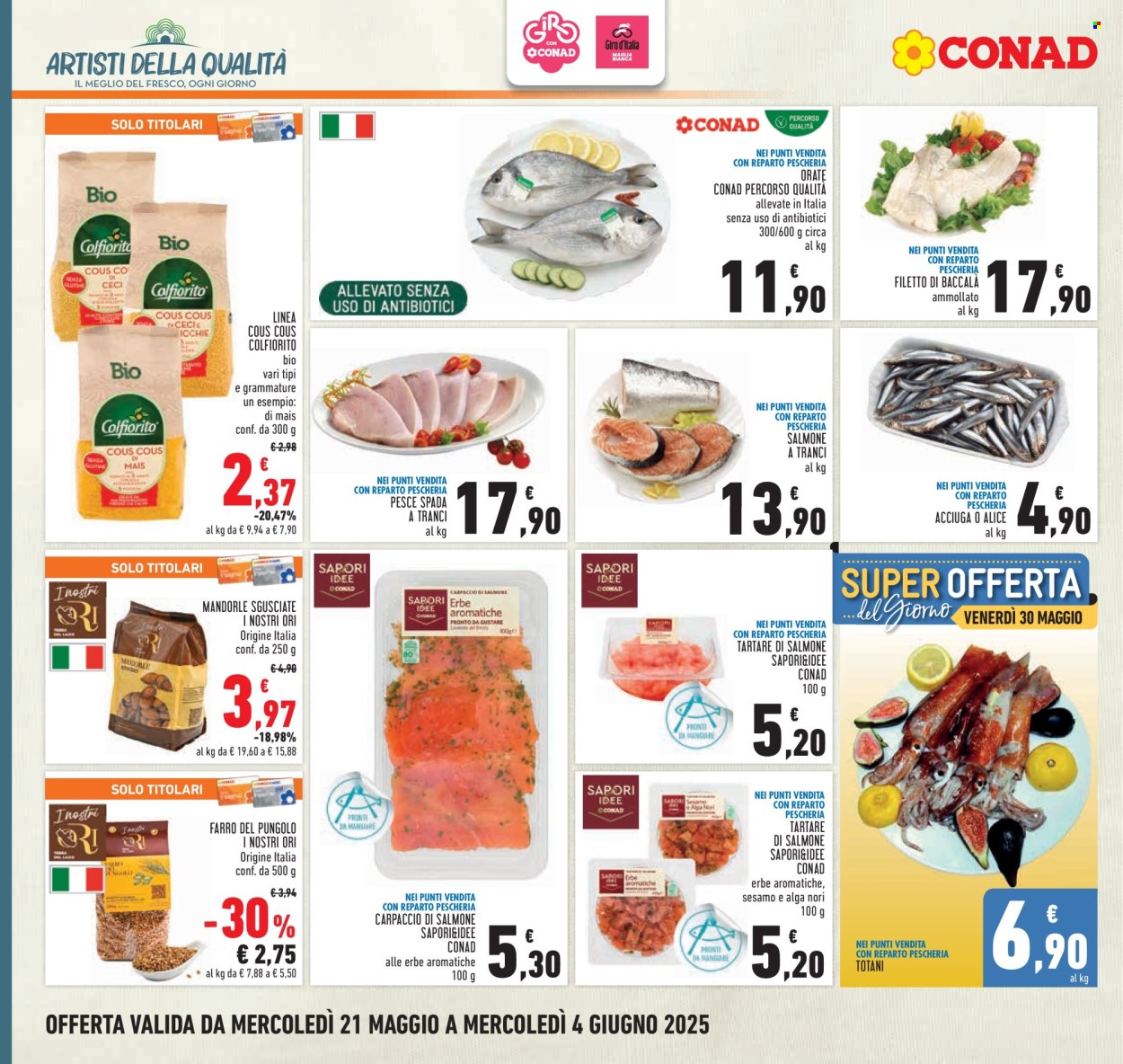 Volantino Conad - 21/5/2025 - 4/6/2025. Pagina 1