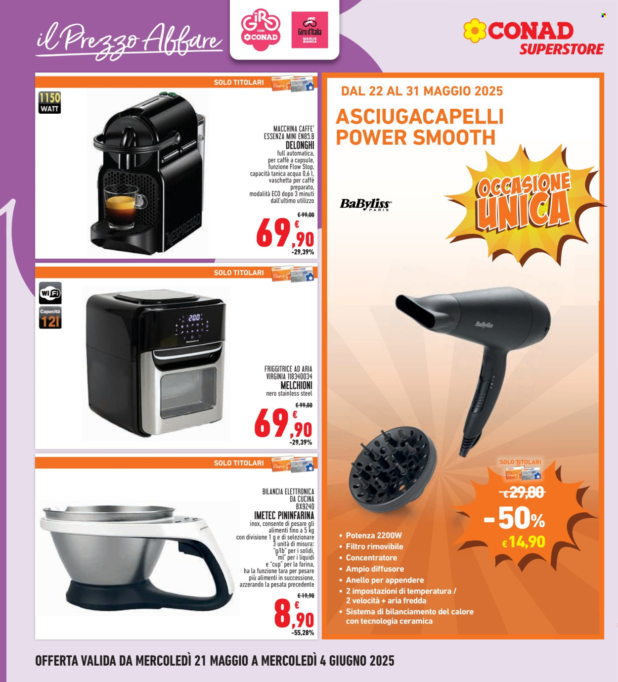 Volantino Conad - 21/5/2025 - 4/6/2025. Pagina 30
