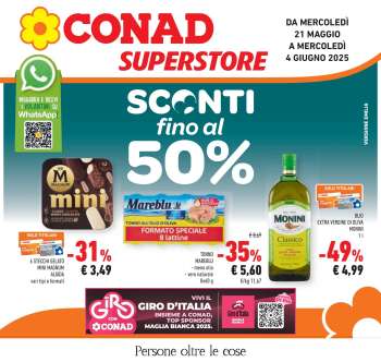 Volantino Conad Superstore - 21/5/2025 - 4/6/2025.