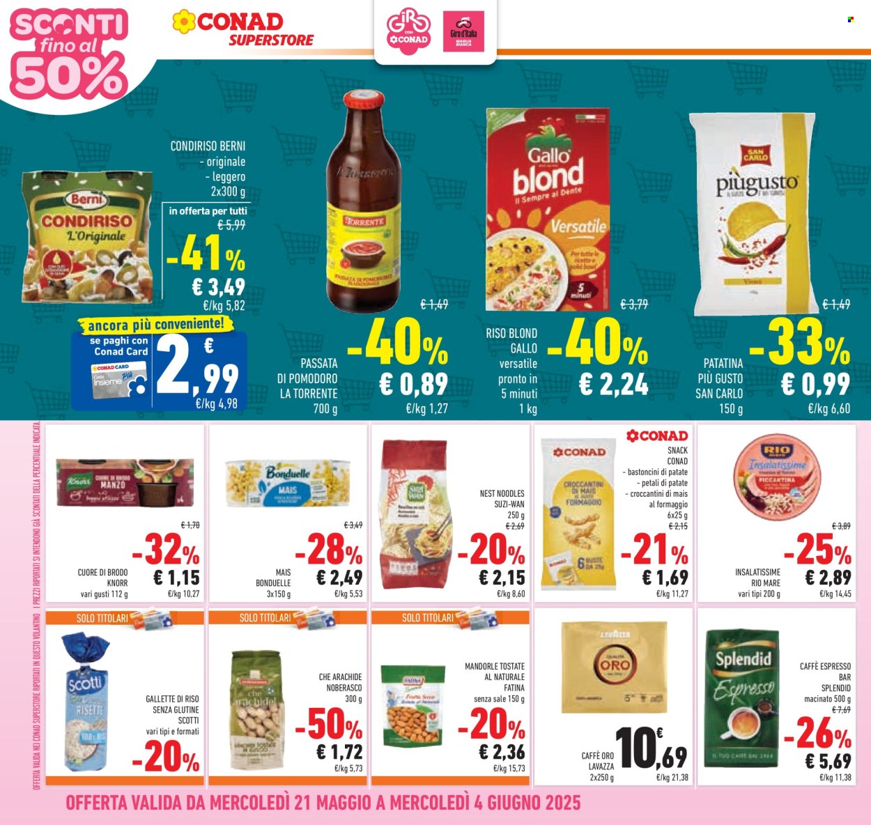 Volantino Conad Superstore - 21/5/2025 - 4/6/2025. Pagina 1