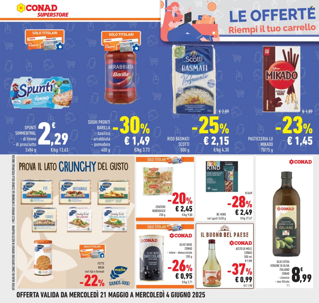 Volantino Conad Superstore - 21/5/2025 - 4/6/2025. Pagina 1