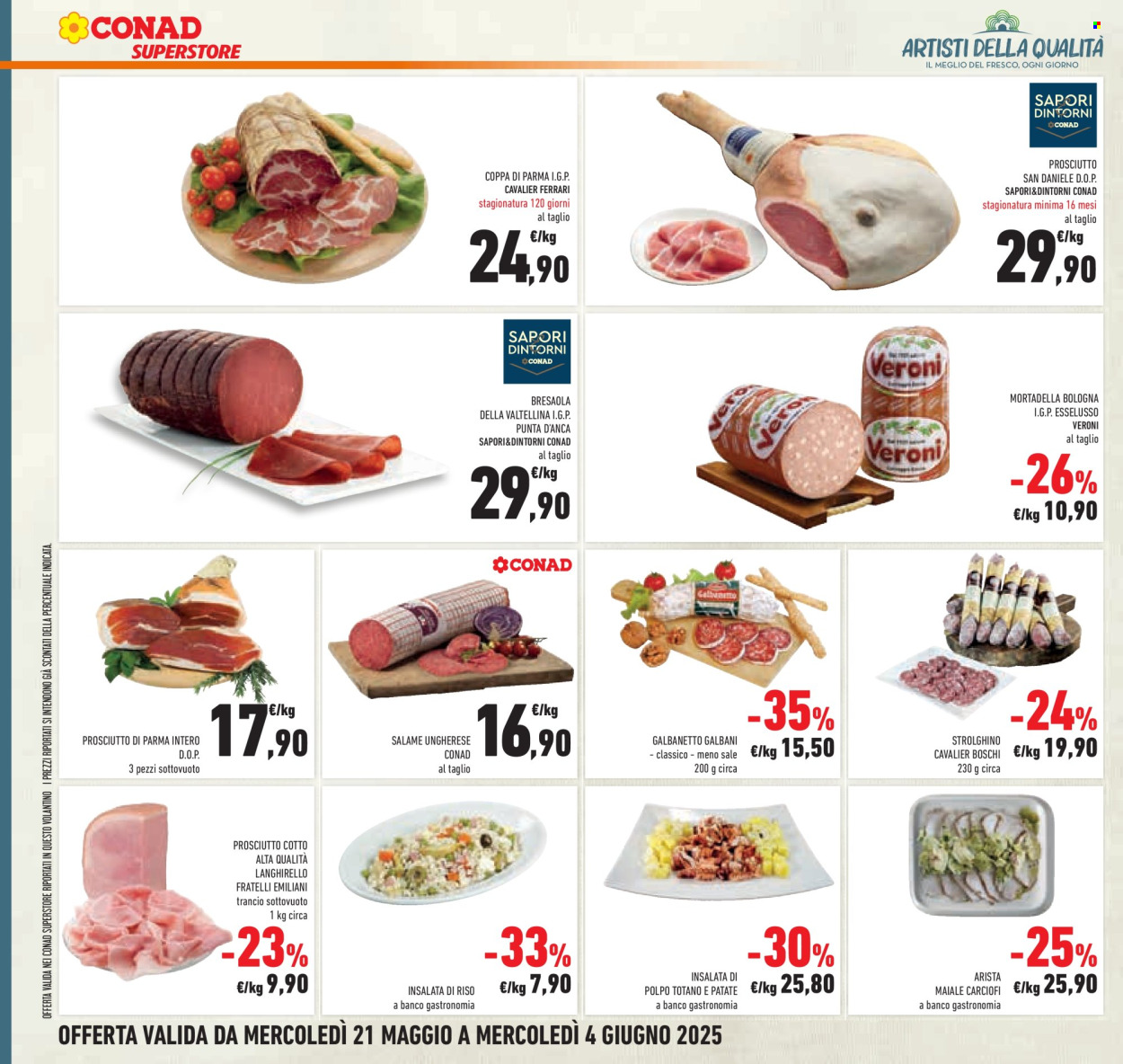 Volantino Conad Superstore - 21/5/2025 - 4/6/2025. Pagina 1
