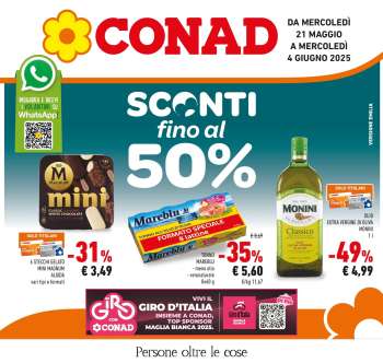 Volantino Conad - 21/5/2025 - 4/6/2025.