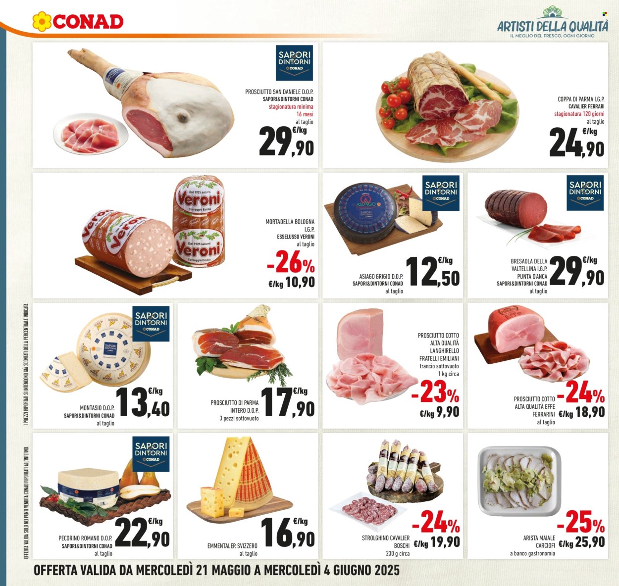 Volantino Conad - 21/5/2025 - 4/6/2025. Pagina 1