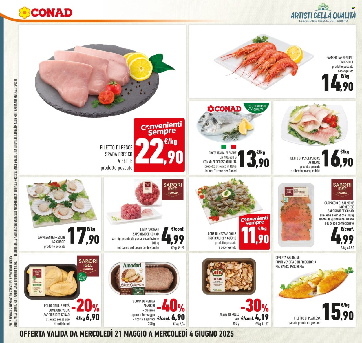 Volantino Conad - 21/5/2025 - 4/6/2025. Pagina 1