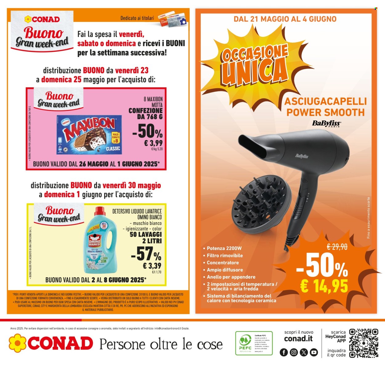 Volantino Conad - 21/5/2025 - 4/6/2025. Pagina 1
