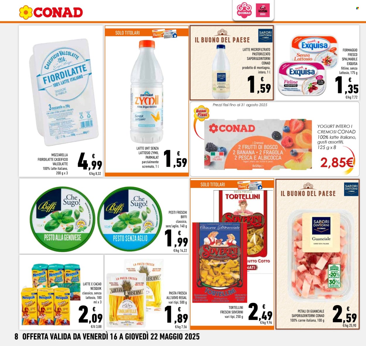Volantino Conad - 16/5/2025 - 22/5/2025. Pagina 1