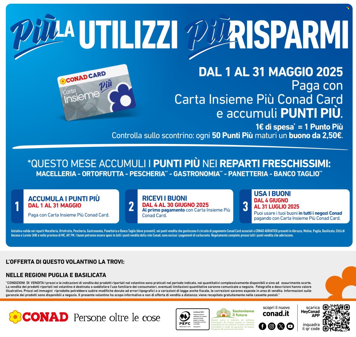 Volantino Conad - 16/5/2025 - 22/5/2025. Pagina 1