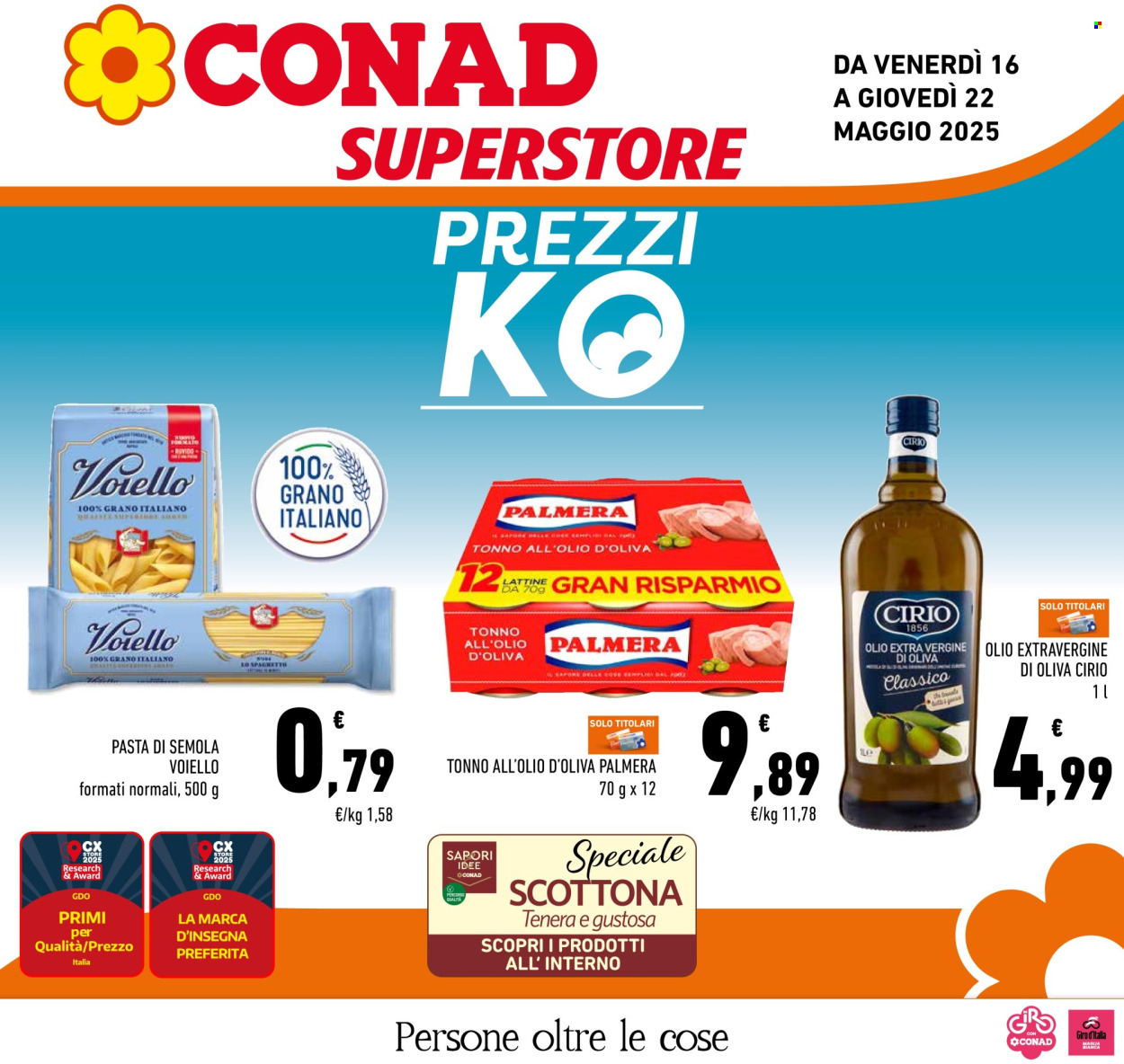 Leták Conad Superstore - 16.5.2025 - 22.5.2025. Strana 1