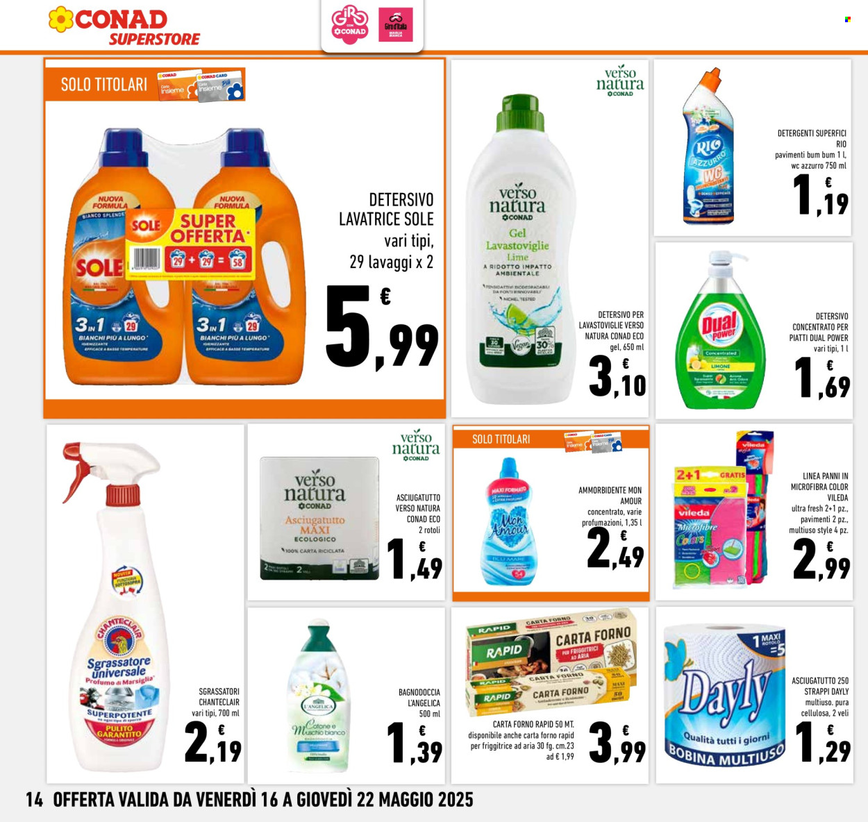 Leták Conad Superstore - 16.5.2025 - 22.5.2025. Strana 14
