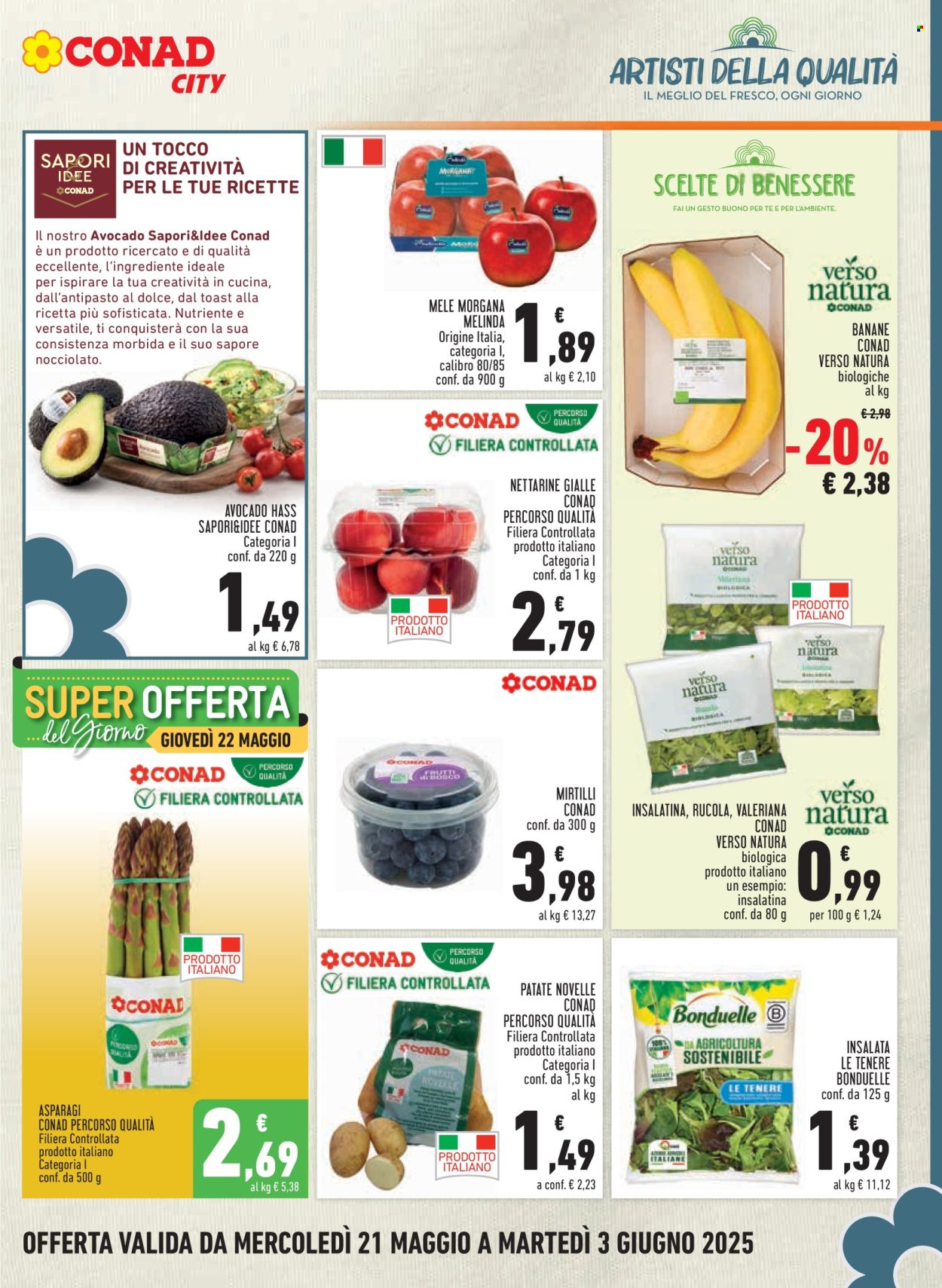 Volantino Conad - 21/5/2025 - 3/6/2025. Pagina 1