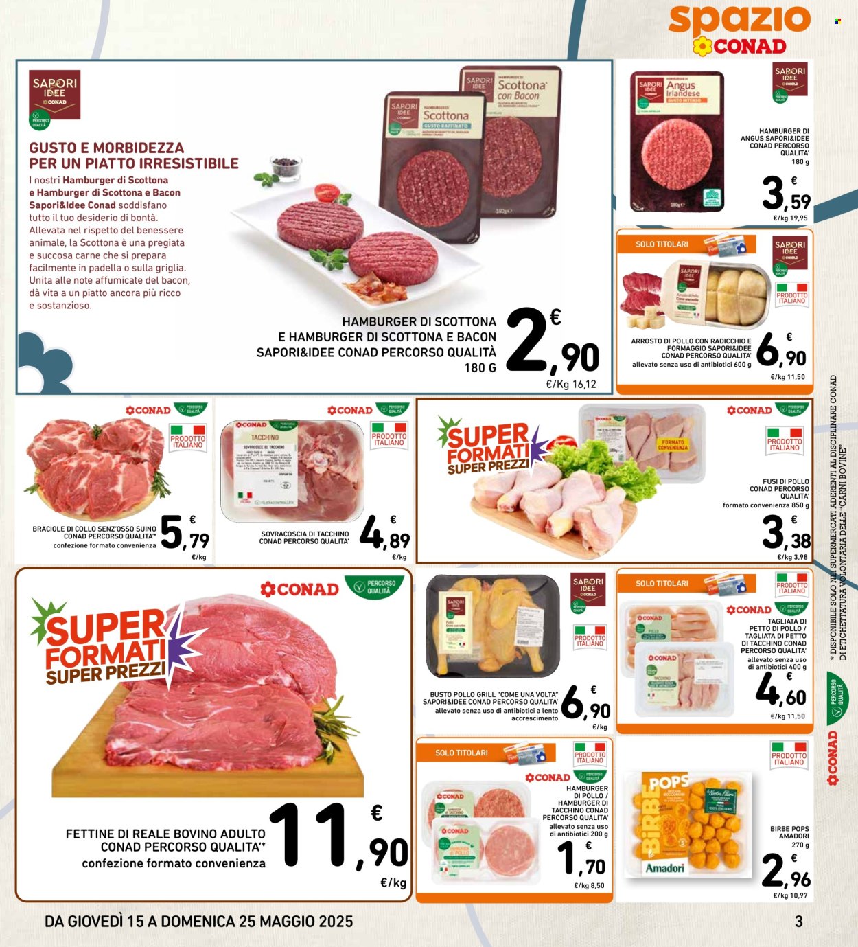 Volantino Spazio Conad - 15/5/2025 - 25/5/2025. Pagina 1