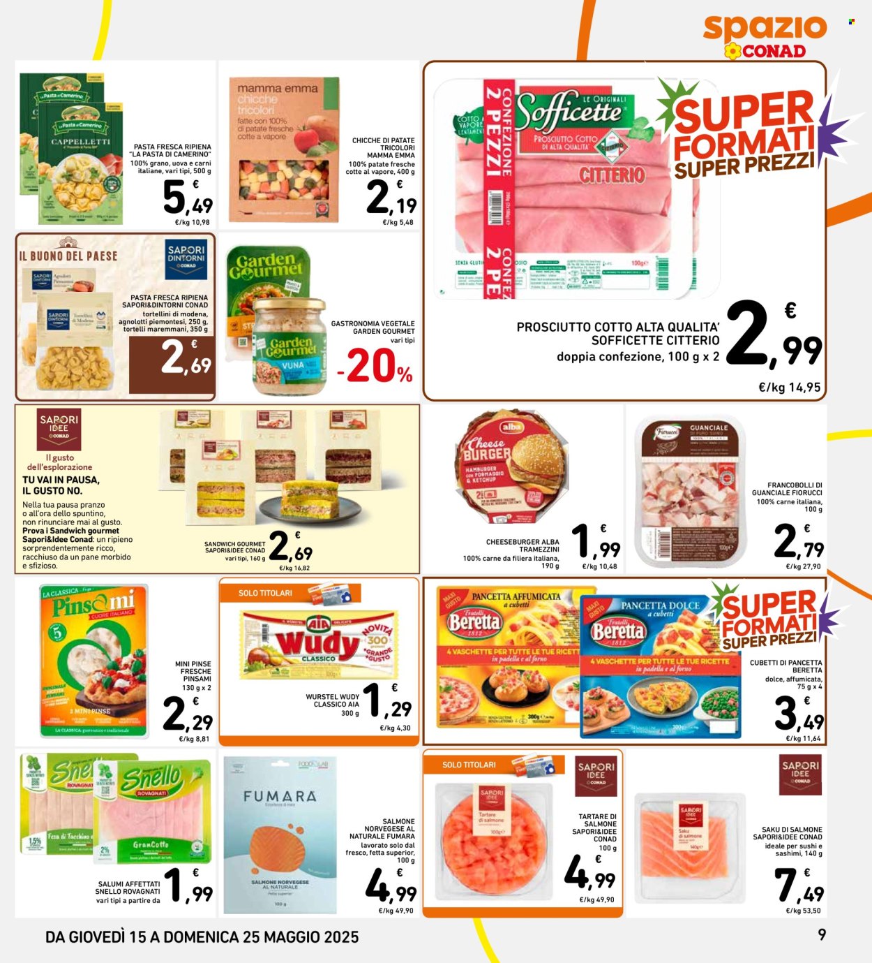 Volantino Spazio Conad - 15/5/2025 - 25/5/2025. Pagina 1
