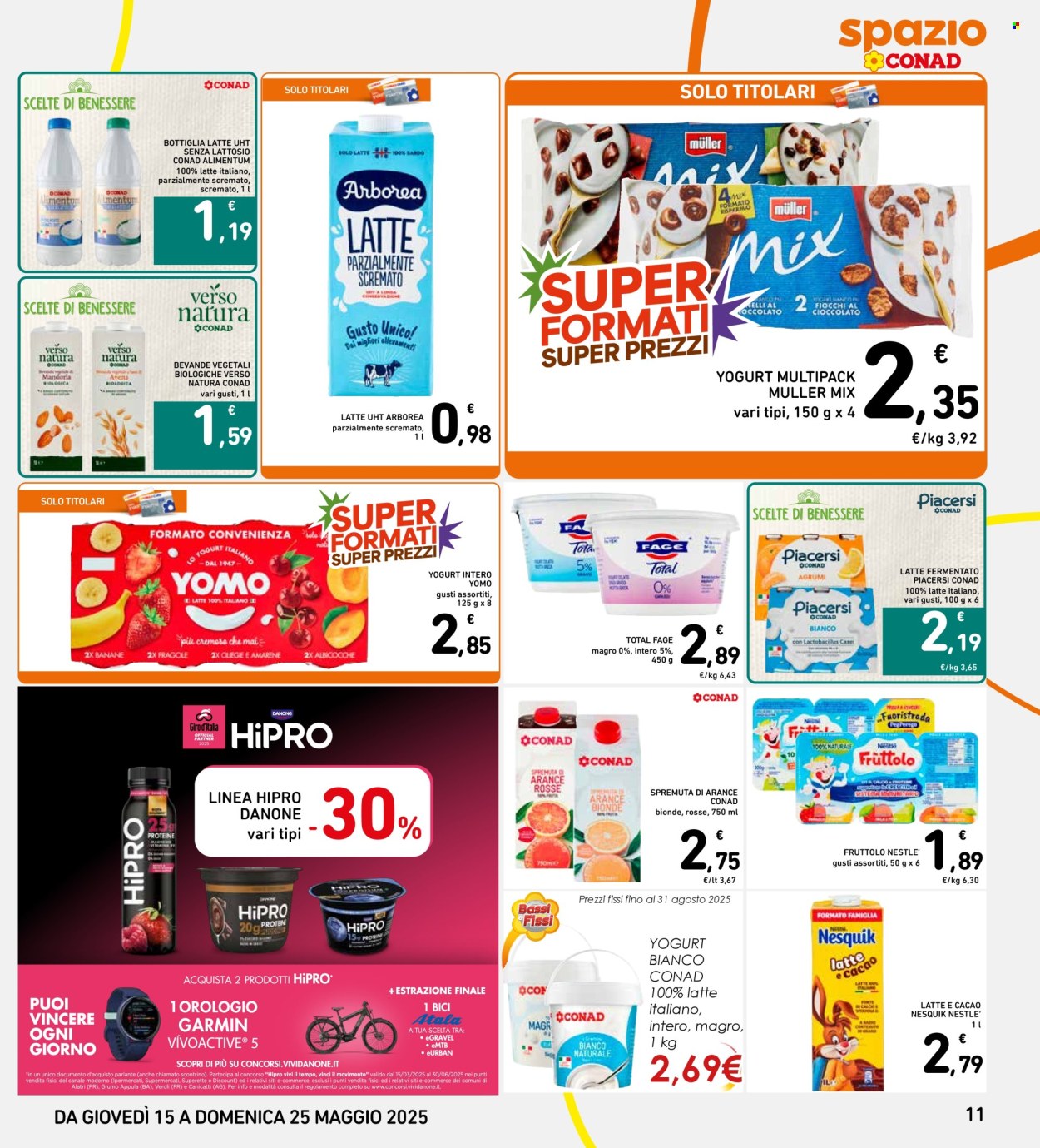 Volantino Spazio Conad - 15/5/2025 - 25/5/2025. Pagina 1