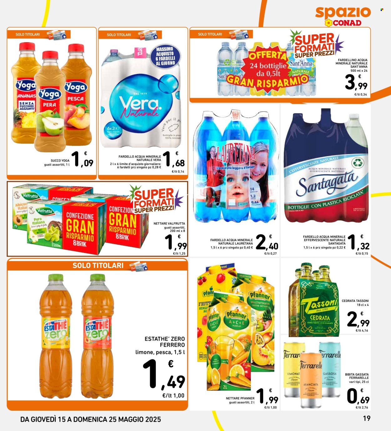 Volantino Spazio Conad - 15/5/2025 - 25/5/2025. Pagina 1