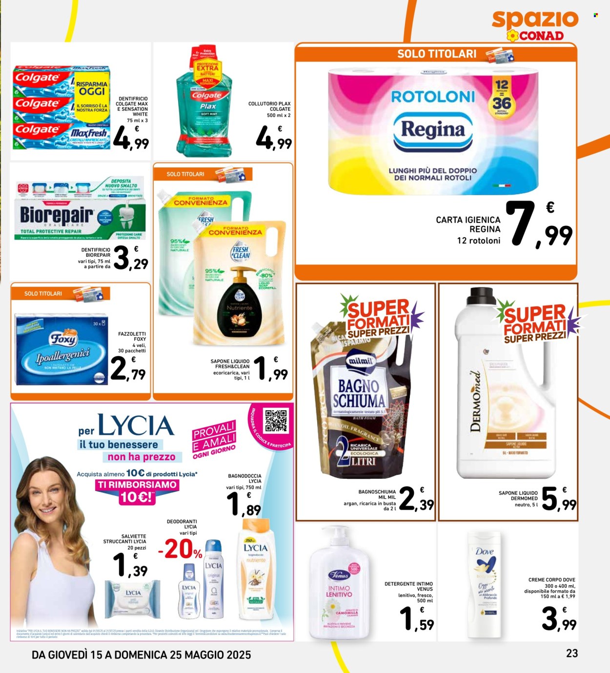 Volantino Spazio Conad - 15/5/2025 - 25/5/2025. Pagina 1