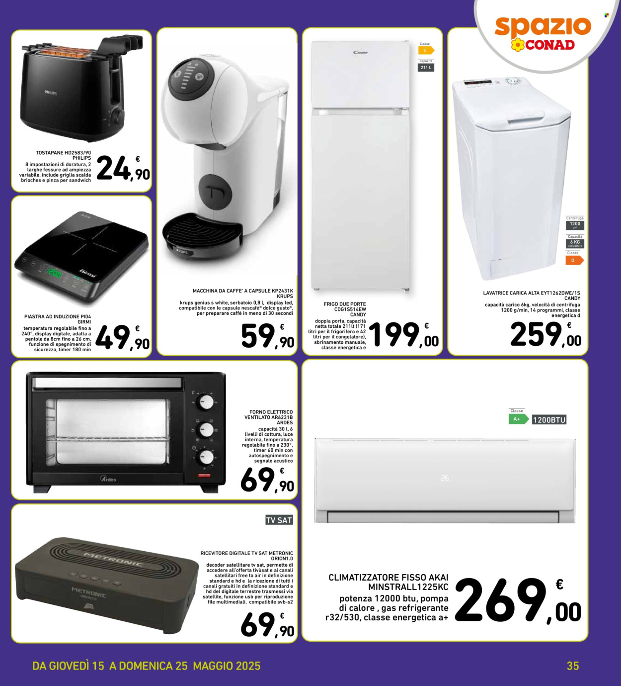 Volantino Spazio Conad - 15/5/2025 - 25/5/2025. Pagina 1