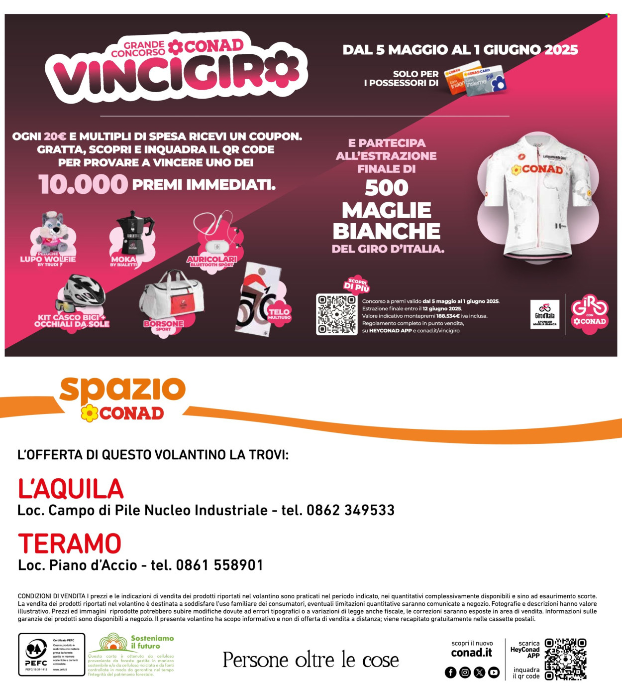 Volantino Spazio Conad - 15/5/2025 - 25/5/2025. Pagina 1