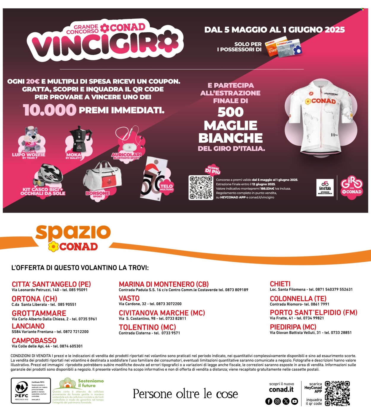 Volantino Spazio Conad - 15/5/2025 - 25/5/2025. Pagina 1