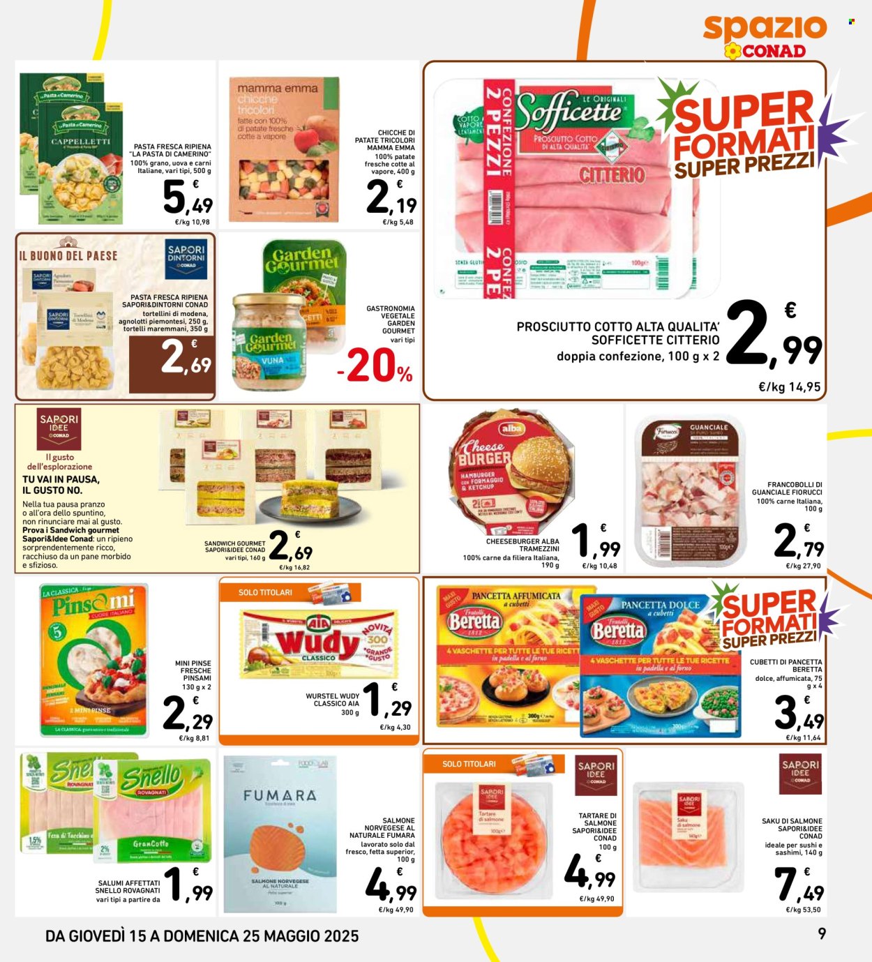 Leták Spazio Conad - 15.5.2025 - 25.5.2025. Strana 9