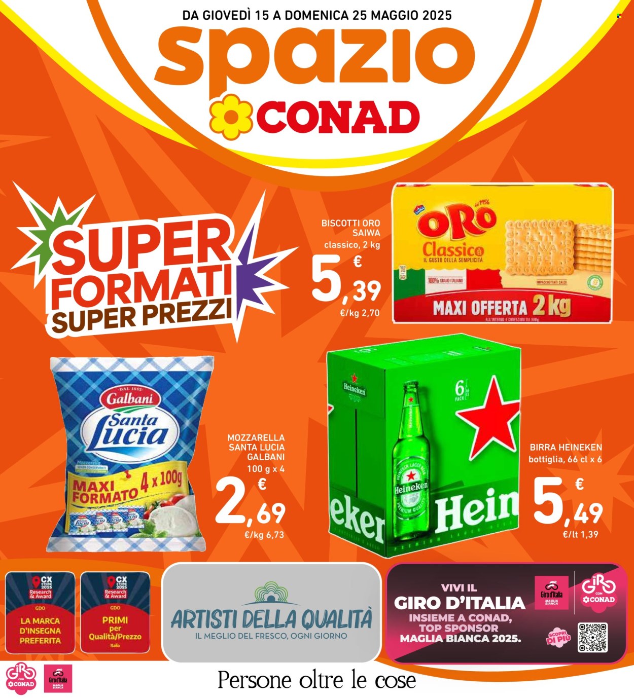 Leták Spazio Conad - 15.5.2025 - 25.5.2025. Strana 1